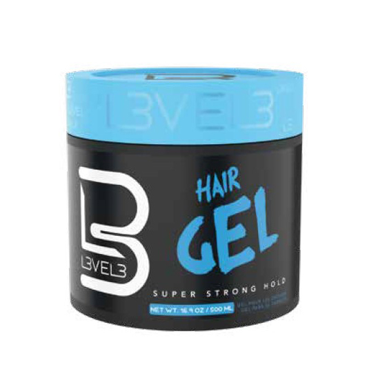 L3VEL 3 - GEL FIJACIÓN SUPER FUERTE 500ml - LEVEL 3