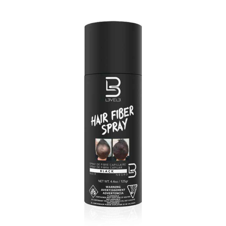 L3VEL 3 - SPRAY NEGRO FIBRA CAPILAR 125g - LEVEL 3