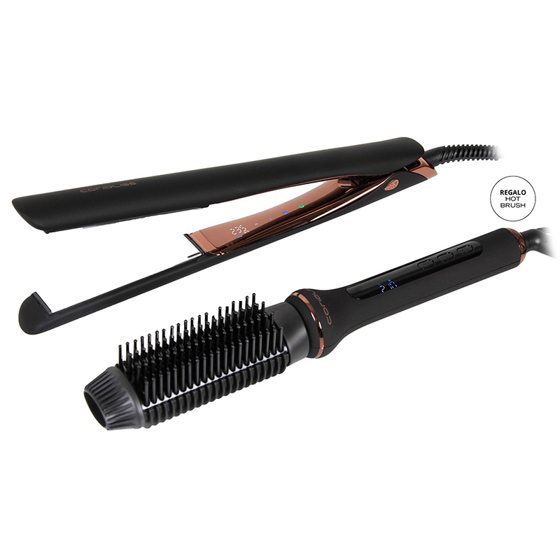 CORIOLISS C5 BLACK COPPER + REGALO HOT BRUSH BLACK COPPER CHRISTMAS KIT