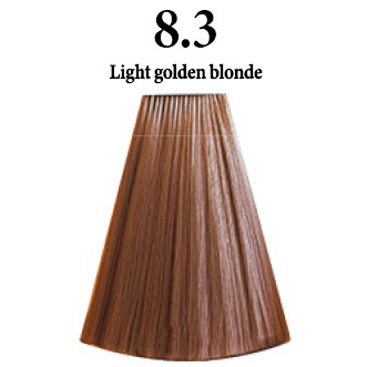 INIMITABLE COLOR       8.3 LIGHT GOLDEN BLONDE - RUBIO CLARO DORADO - 100 ml.