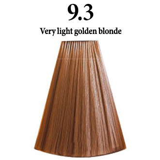 INIMITABLE COLOR       9.3 VERY LIGHT GOLDEN BLONDE - RUBIO CLARISIMO DORADO - 100 ml.