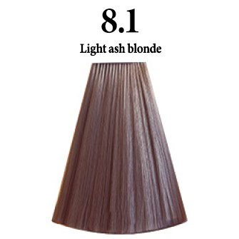 INIMITABLE COLOR       8.1 LIGHT ASK BLONDE - RUBIO CLARO CENIZA - 100 ml.