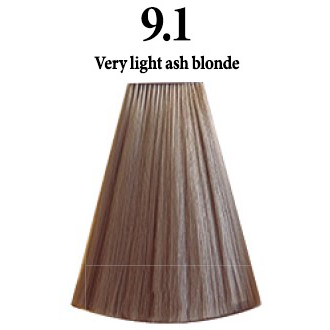 INIMITABLE COLOR       9.1 VERY LIGHT ASK BLONDE - RUBIO CLARISIMO CENIZA - 100 ml.