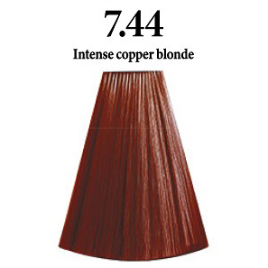 INIMITABLE COLOR       7.44 INTENSE COPPER BLONDE - RUBIO COBRIZO INTENSO - 100 ml.