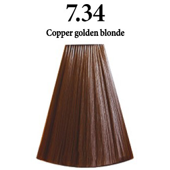 INIMITABLE COLOR       7.34 GOLDEN COPPER BLONDE - RUBIO DORADO COBRIZO - 100 ml.