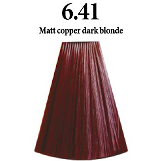 INIMITABLE COLOR       6.41 MATT COPPER DARK BLONDE - RUBIO OSCURO COBRIZO MATE - 100 ml.