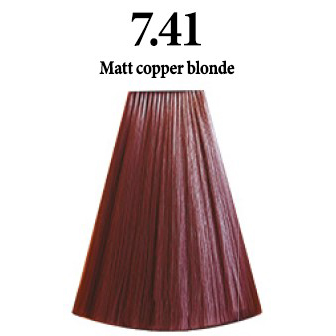 INIMITABLE COLOR       7.41 MATT COPPER BLONDE - RUBIO COBRIZO MATE - 100 ml.