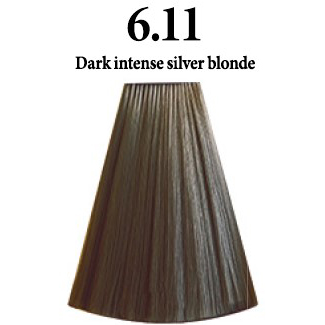 INIMITABLE COLOR       6.11 DARK INTENSE SILVER BLONDE - RUBIO OSCURO PLATA INTENSO - 100 ml.